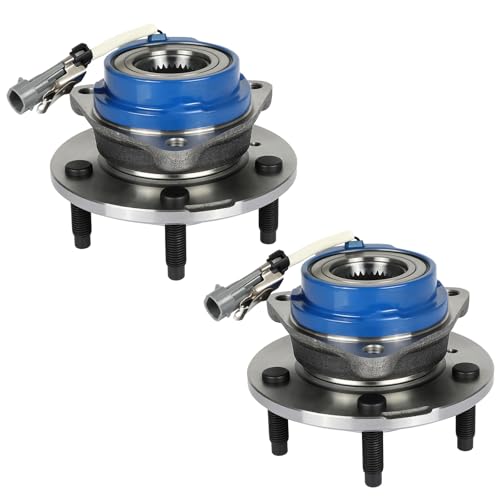 Image of ECCPP 2-Piece 513121 Wheel Hub Bearing for Chevrolet Impala 2000-2014 | for Buick Century 1997-2005 5 lugs w /ABS Sensor Pre-Greased Sealed