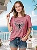 Blackbird Shirt Women Rock Band T Shirt Vintage Retro Music Shirt Song Lyrics Graphic Tees Short Sleeve Tops, A-pink, XL #1