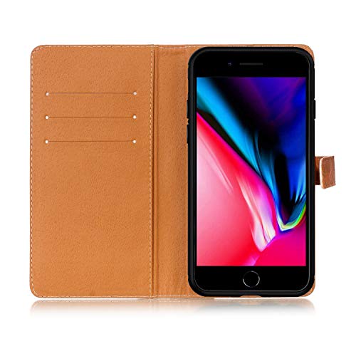 Yhb Case For Iphone 6S Plus/Iphone 6 Plus (5.5-Inch), Slim Folio Case Premium Pu Leather Stand Tpu Back Cover With Wallet Card Holder, Marauder's Map Vintage #TOP2