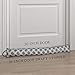 Travan Under Door Draft Stopper Door Sealing Blocker, Heavy Duty Soundproof, Energy Saving & Weather Stripping, Window Draft Guard Protector
