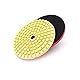 Yuhtech Polierscheiben Set, 12 Pcs 3 Zoll 80mm Diamant Polierpad Nass Schleifscheiben für Beton Marmor Granit Stein 50-3000 Grit, mit 2pcs Backing Halter Disc