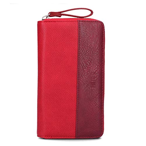 Preisvergleich Produktbild zwei Jana J2 Damen RV-Börse 20 cm Canvas-red