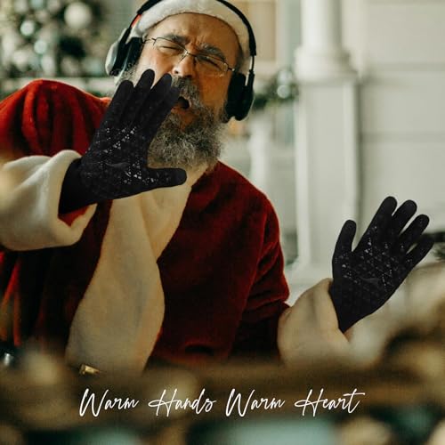 Achiou Winter Gloves, Glove for Men Women, Upgraded Touch Screen Texting Warm Running with Thermal Soft Knit Lining - Thumbnail 5