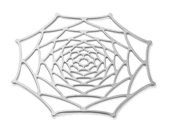 NOUSAKU Foldable Basket - Dahlia - ? 12.8i nches, made with tin, Japanese traditional craft