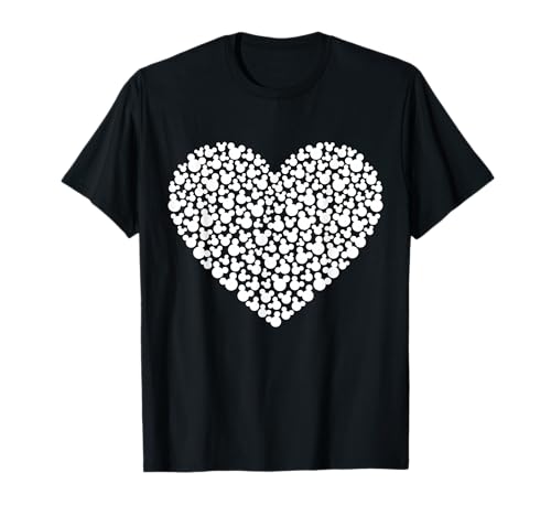 T-shirt Mickey Mouse Disney à motif cœur une idée cadeau originale pour les fans de la souris