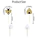 Zonon 50 Pieces Bee Toothpicks Bulk Bee Cupcake Toppers Glitter Bee Cake Picks Decorations for Birthday Party Favors Supplies