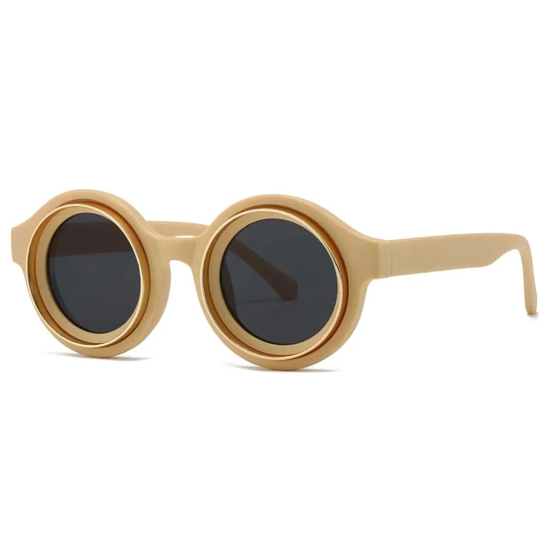 Lunettes de soleil rondes vintage protégeant efficacement vos yeux du soleil - 7