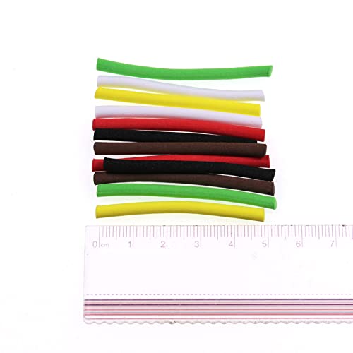 Image of GREATFISHING 18PC 6 Colors 3 Size Choice Terrestrial Fly Tying Parachute Post Foam Cylinder for Dry Fly Tying Stimulator Grass Hopper Beetle Spider Fly Tying Materials (18PC 5mm Combo)