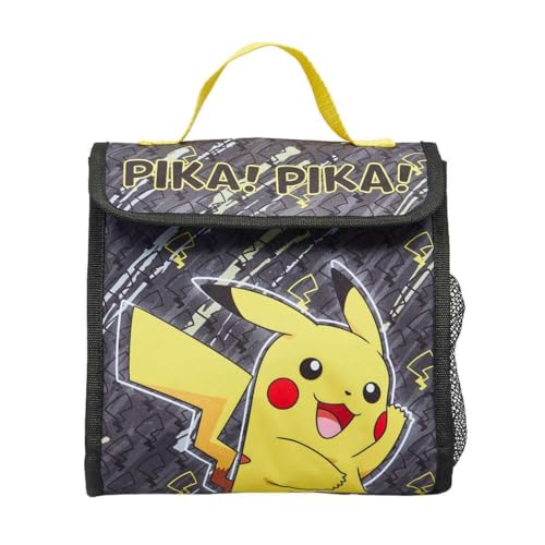 Pokemon Po Pika Lunch Bag Lunch Bags, Black