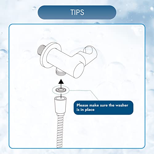 Cinwiny Adjustable Shower Head Holder Wall Mounted Handheld Shower Sprayer Bracket With Flange Hose Connector Brushed Nickel Brass Shower Wall Union Water Outlet #TOP6