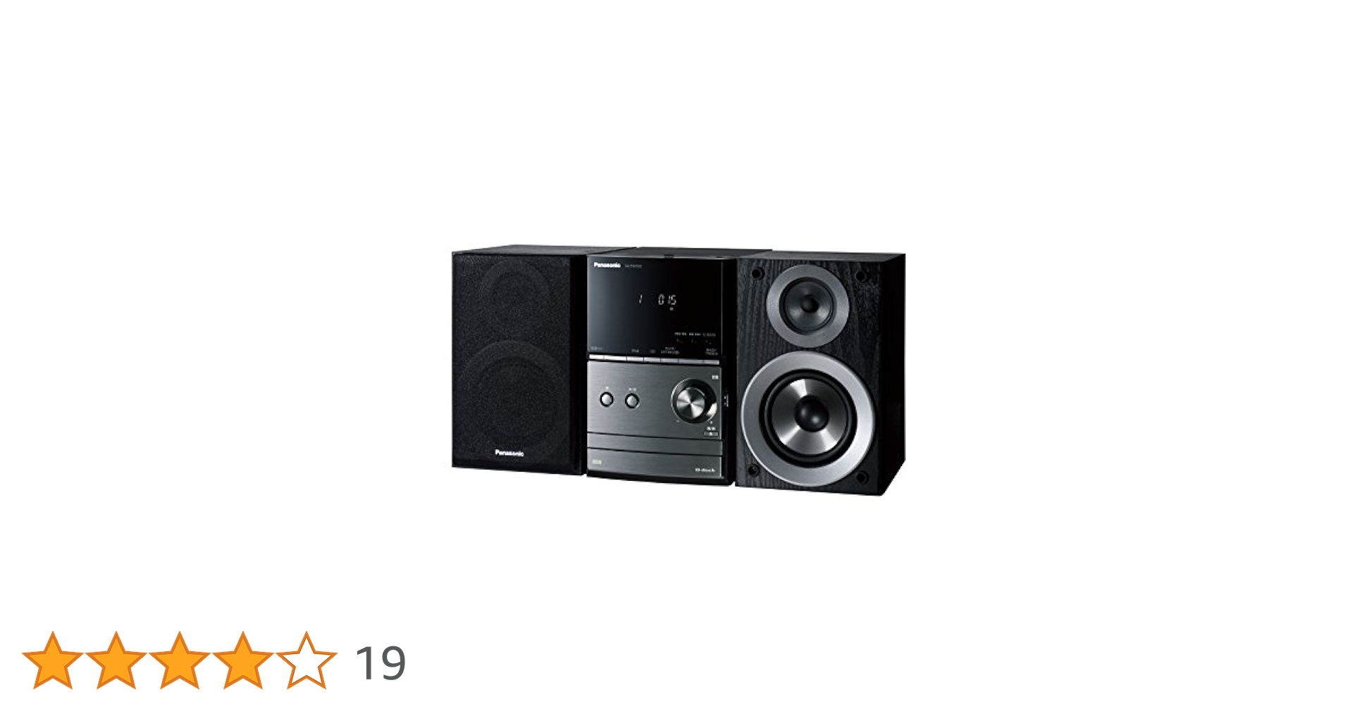 Amazon.co.jp: Panasonic CDステレオシステム ブラック SC-PM500