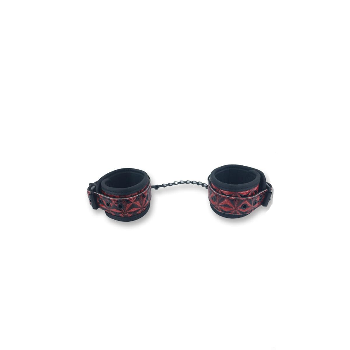 Back to Basics Fetish Ankles Cuffs Red 34 cm