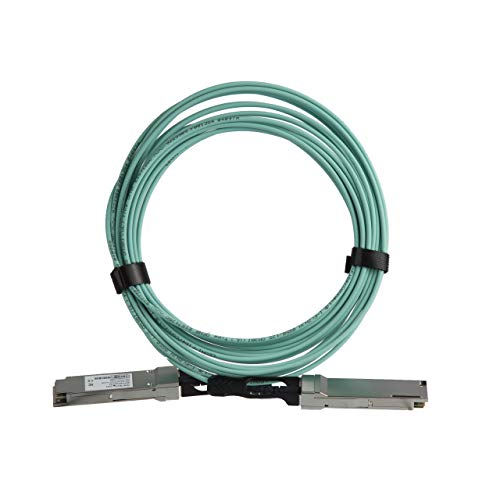 Image of StarTech.com MSA Uncoded Compatible 7m /23ft 40G QSFP+ to QSFP+ AOC Cable - 40 GbE QSFP+ Active Optical Fiber - 40 Gbps QSFP Plus /Transceiver Module Cable (QSFP40GAO7M)