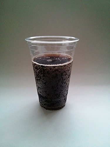 20 oz Plastic Clear Party Cups for Iced Coffee Bubble Boba Tea Smoothie Disposable Hueys Party Supplies