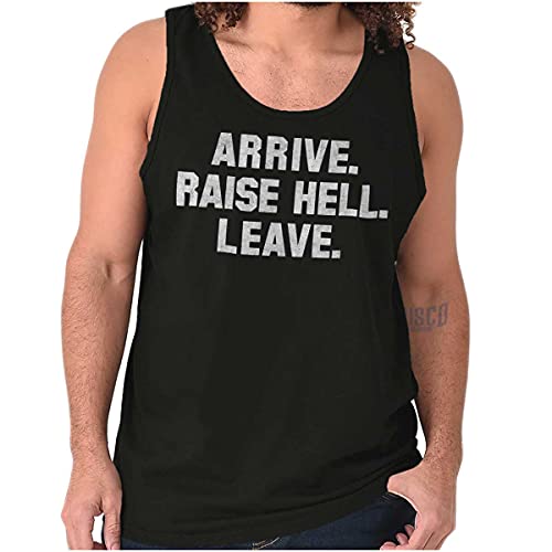 Brisco Brands 90s Retro Hell Raising Wrestler Quote Tank Top T Shirts Men Women Black
