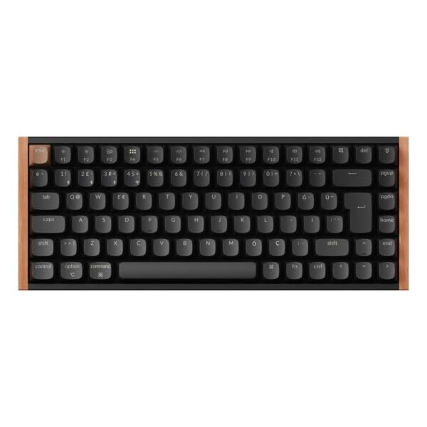 Keychron K2 HE Special Edition Siyah%75 Gateron Magnetic Nebula Manyetik Switch Hall Effect RGB Kablosuz Hotswap Mekanik Gaming Klavye (K2H-F1-TR)