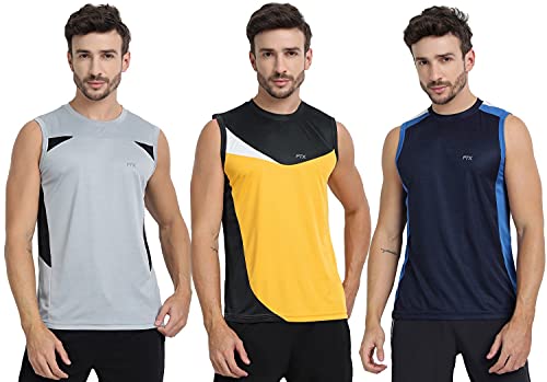 Image of FTX Men's Solid Regular Fit T-Shirt