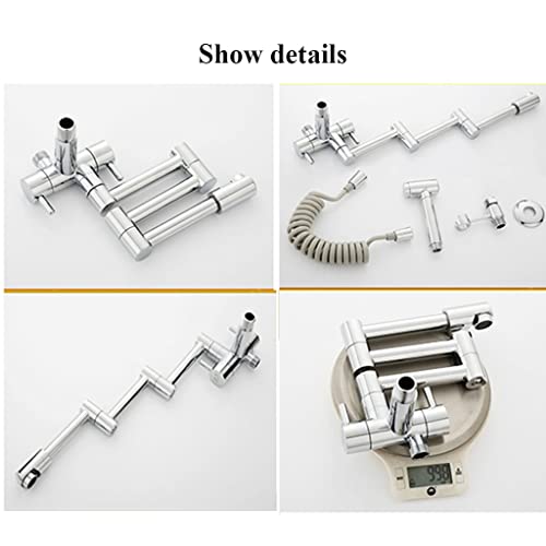 Grifo de relleno de olla con doble articulación LWX y dos manijas de control fluido 4