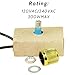 Txelegant Zing Ear ZE-03 Dimmer Switch Combo Kit Rotary 120VAC 240VAC 300W MAX Repair Tools Replacement Full Range Inline Table Lamps Floor Lights LED Paper Outer Shell Brass Easy to Install Durable
