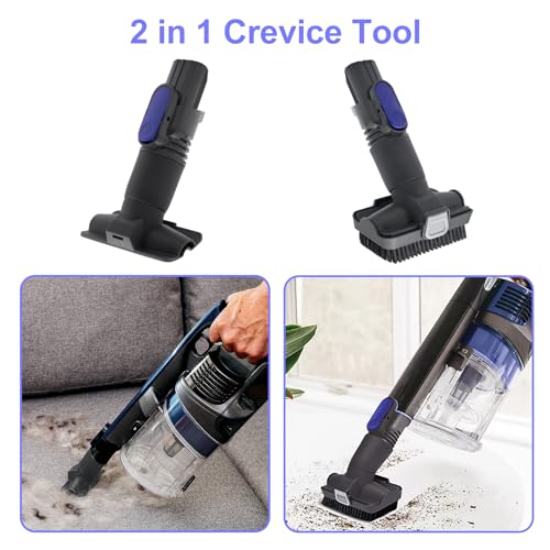 Bolan-Tech Vacuum Crevice Tool Brush Replacement Parts for Shark Pet Cordless Stick IX141 IZ462H IZ483H IZ363HT IZ361H IZ163H IZ362H Removable 2-in-1Tool Brush Replacement for D-Shaped Vacuum by Bolan-Tech - Used condition - Image 4
