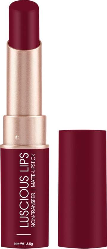 K.Y.L.Plus Luscious Lips Long Lasting Non Transfer Creamy Matte Lipstick(Reach High,3.5 g) (wild maroon, 3.6 g)