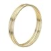 Metal Rings Hoops Macrame Rings for Dream Catcher and Crafts (5 Pieces Gold, 4 Inch)