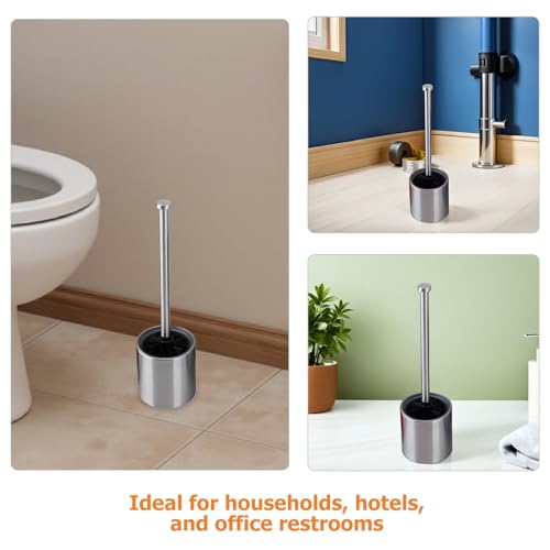 Ensemble brosse de toilette hygiénique anti éclaboussures