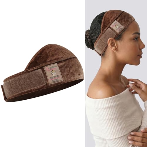 Dreamlover Wig Grip Bands for Keeping Wigs in Place, Wide Wig Grip, Brown, 1 Pieces