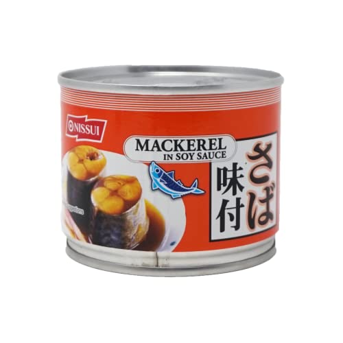 Nissui Canned Mackerel in Soy Sauce 10-Pack