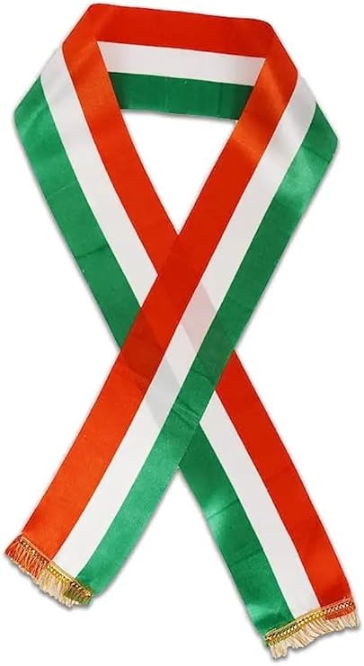 GenericMANBHAR GEMS - Republic day/Independence day Tricolor/Tricolour/Tiranga Stole Combo For Kids