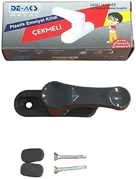 Bijutek Pvc Door Window Pimapen Child Safety Lock Burglar Safety Latch Plastic 5 Pieces