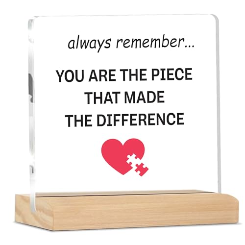 Image of Giftplease Mentor Plaque with Wooden Stand Personalized Gift for Mentor, Coach, Teacher, Appreciation Keepsake, Clear Desk Decor, Inspirational Thank You Gift, Office Table Display MP 78