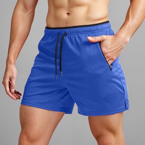 Short de course homme avec poches zippées pour ranger vos clés