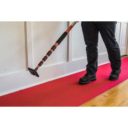 27 x 20 Neoprene Floor Runner - Reusable Floor Protection Slip Proof Surface, Non-Skid Bottom, Protect All Surfaces | Businesses and Homes (Red)