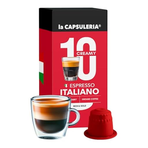 Café ESPRESSO ITALIANO, rico y sabroso (200 cápsulas) compatibles con Nespresso, 20 cajas de 10 cápsulas, mezcla equilibrada con aroma redondo, sabor suave y crema dorada (La Capsuleria) | Ya disponible en tu tienda friki favorita! En mundofriki.es! Café ESPRESSO ITALIANO, rico y sabroso (200 cápsulas) compatibles con Nespresso, 20 cajas de 10 cápsulas, mezcla equilibrada con aroma redondo, sabor suave y crema dorada (La Capsuleria) | Ya disponible en tu tienda friki favorita! En mundofriki.es!