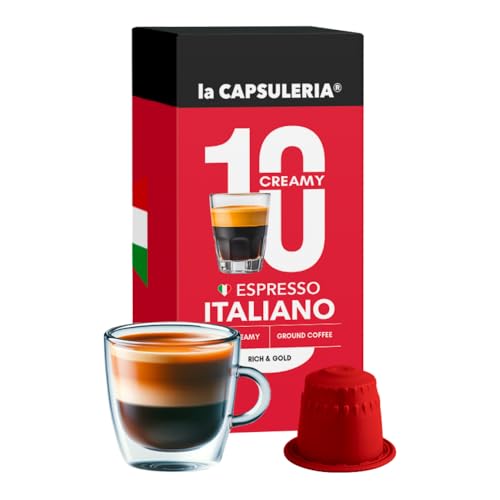 Café ESPRESSO ITALIANO, rico y sabroso (200 cápsulas)