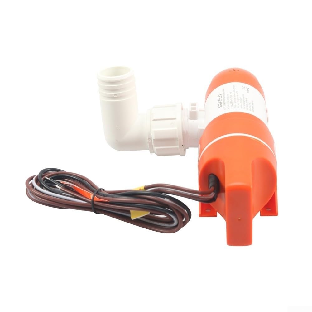 Pompa di sentina automatica 12V DC 1100GPH Pompa sommergibile marina per barca da pesca Cruiser con kit di uscita