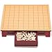 Yellow Mountain Imports Shogi Japanese Chess Game Set - Wooden Board with Drawers and Traditional Koma Playing Pieces