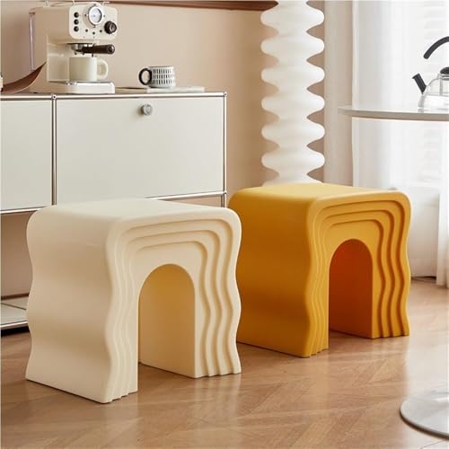 Table basse multifonction et table d'appoint encastrable avec tabouret