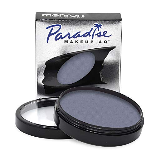 Image of Mehron Paradise Makeup AQ Pro Size | Stage & Screen Performance, Face & Body Painting, Beauty, Cosplay, Halloween | Water Activated Face Paint, Body Paint 1.4 oz (40 g) - Storm Cloud | Made in the USA