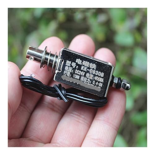 Électroaimant de sécurité 24V linéaire avec force push-pull de 0,4 à 8 N - 5