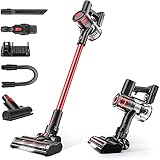 【✔ Leichtgewicht & Wandhalterung】 Kleine Hauptkörpergewichte 2,7 lbs, sehr gut für die Reinigung mit einer Hand geeignet. Der mattierte Griff mit ergonomischem 180-Grad-Kraftausgleich bietet 20 Tiefenreinigung ohne Ermüdung des Handgelenks. Praktische Wandhalterung in der Ecke und lädt die Maschine auf nach Gebrauch und hält zusätzliche Anhänge.