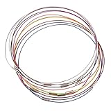 Le paquet comprend 10 tour de cou en fil de mémoire, ce qui est suffisant pour n'importe lequel de vos créations de colliers DIY.