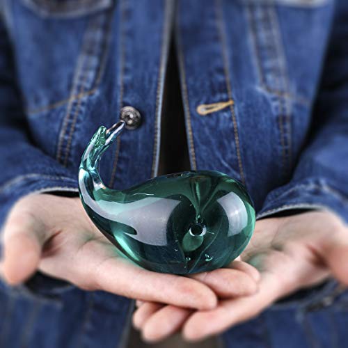 Crystalsuncatcher Hand Blown Glass Whale Figurine(Whale) #TOP4