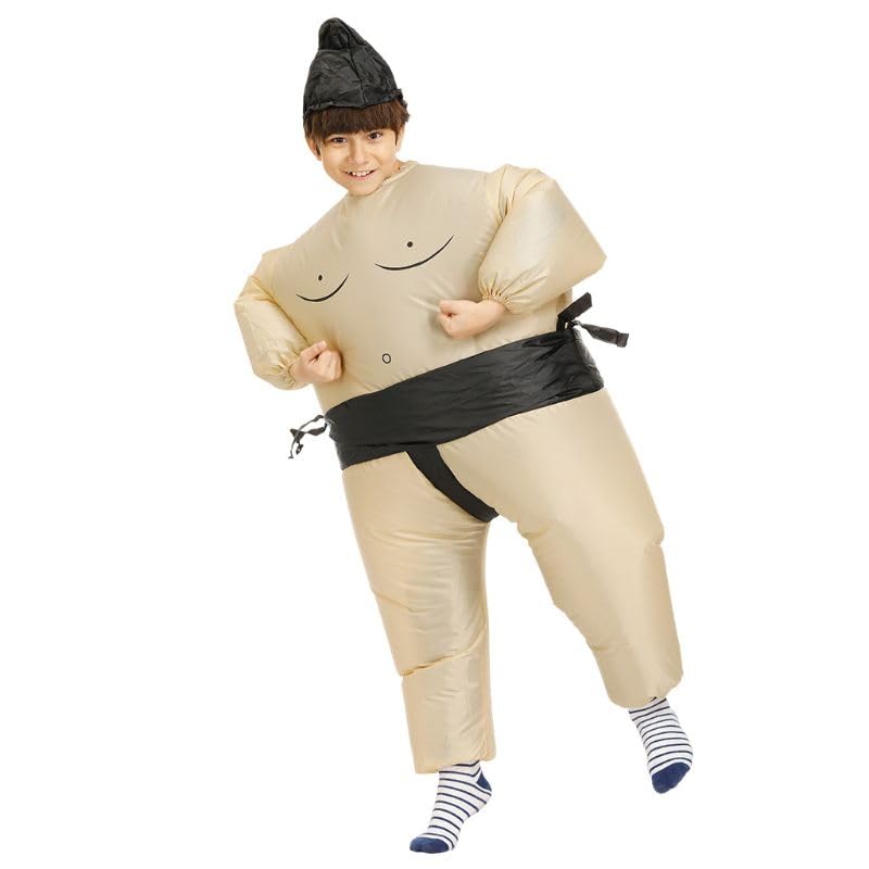 ТоуAE - Sumo Wrestler Costume Inflatable Suit Blow Up Outfit Cosplay Party Dress for Kid and Adult R7RB