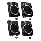 Soundstorm LOPRO8 8' 600W UnderSeat Low Car Audio Subwoofer Powered Sub (4 Pack)