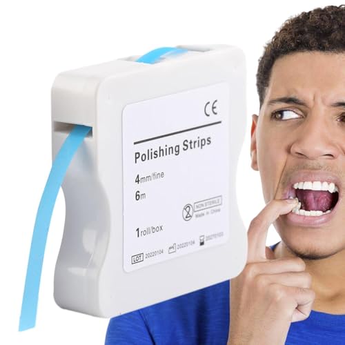 Strisce per denti, Strisce lucidanti per denti, abrasive per Resina Abrasiva per Filo interdentale abrasiva per Levigatura per, lucidanti Carta vetrata Kit per