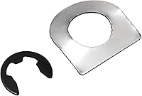 Vista 7 de FOVPLUE Kit de pasadores de montaje de estriberas, pasador de horquilla+arandela de resorte+anillo de retención para modelos Harley con estriberas