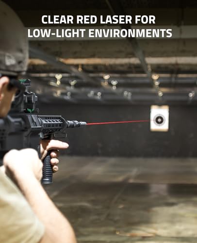 CVLIFE 2-in-1 Red Laser Bore Sight with Scope Level Kit Bore Sight Laser with 64 Adapter Fits .17 to 12GA Calibers Scope Bubble Level and Magnetic Scope Leveling Tool - Thumbnail 6