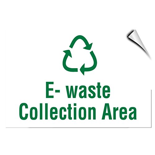 E Waste Collection Area Activity Recycling Label Decal Sticker 7 ...